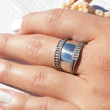 Silver Surfer Large band Ring ~ Sterling Silver 925~SMR003 - Maresia Jewelry