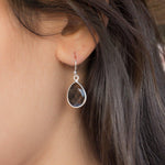 Smoky Quartz Earrings ~ Sterling Silver 925 ~ Bohemian ~ Gemstone ~ Dangle ~ Handmade ~ Jewelry ~ Gift for her ~Maresi ~Boho~Tear Drop~ME123 - Maresia Jewelry