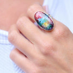 Solar Quartz Ring ~ Sterling Silver 925 ~ SMR150 - Maresia Jewelry