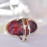 Solar Quartz Ring ~ Sterling Silver 925 ~ SMR150 - Maresia Jewelry