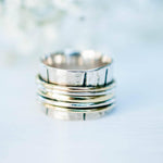 Spinner Ring ~ Sterling Silver 925 & Bronze ~ MS004 - Maresia Jewelry