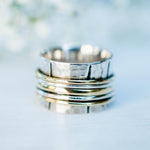 Spinner Ring ~ Sterling Silver 925 & Bronze ~ MS004 - Maresia Jewelry