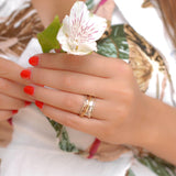 Spinner Ring ~Sterling Silver 925 & Copper & Bronze ~MS001 - Maresia Jewelry