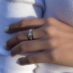 Spinner Ring~Sterling Silver 925 & Copper & Bronze~MS018 - Maresia Jewelry