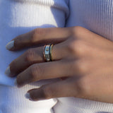 Spinner Ring~Sterling Silver 925 & Copper & Bronze~MS018 - Maresia Jewelry