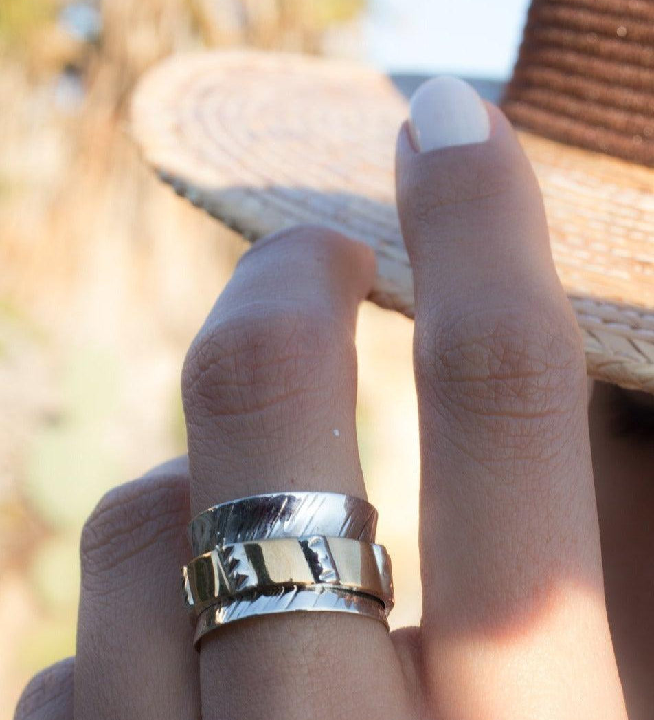 Spinner Ring~ Sterling Silver 925 ~MS019 - Maresia Jewelry