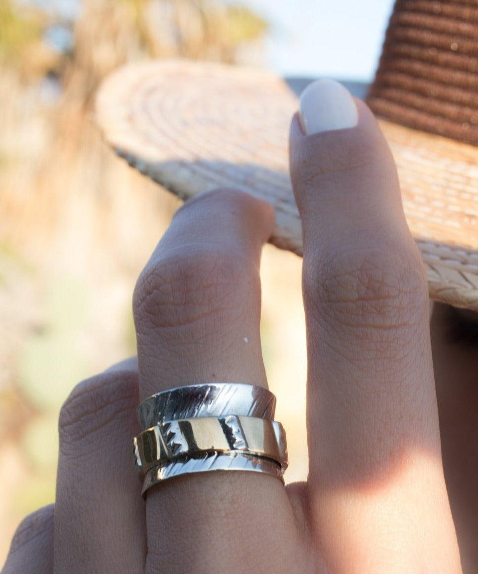 Spinner Ring~ Sterling Silver 925 ~MS019 - Maresia Jewelry