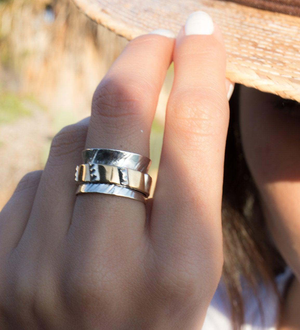 Spinner Ring~ Sterling Silver 925 ~MS019 - Maresia Jewelry