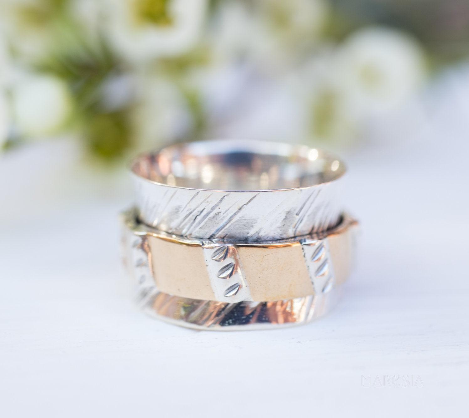 Spinner Ring~ Sterling Silver 925 ~MS019 - Maresia Jewelry