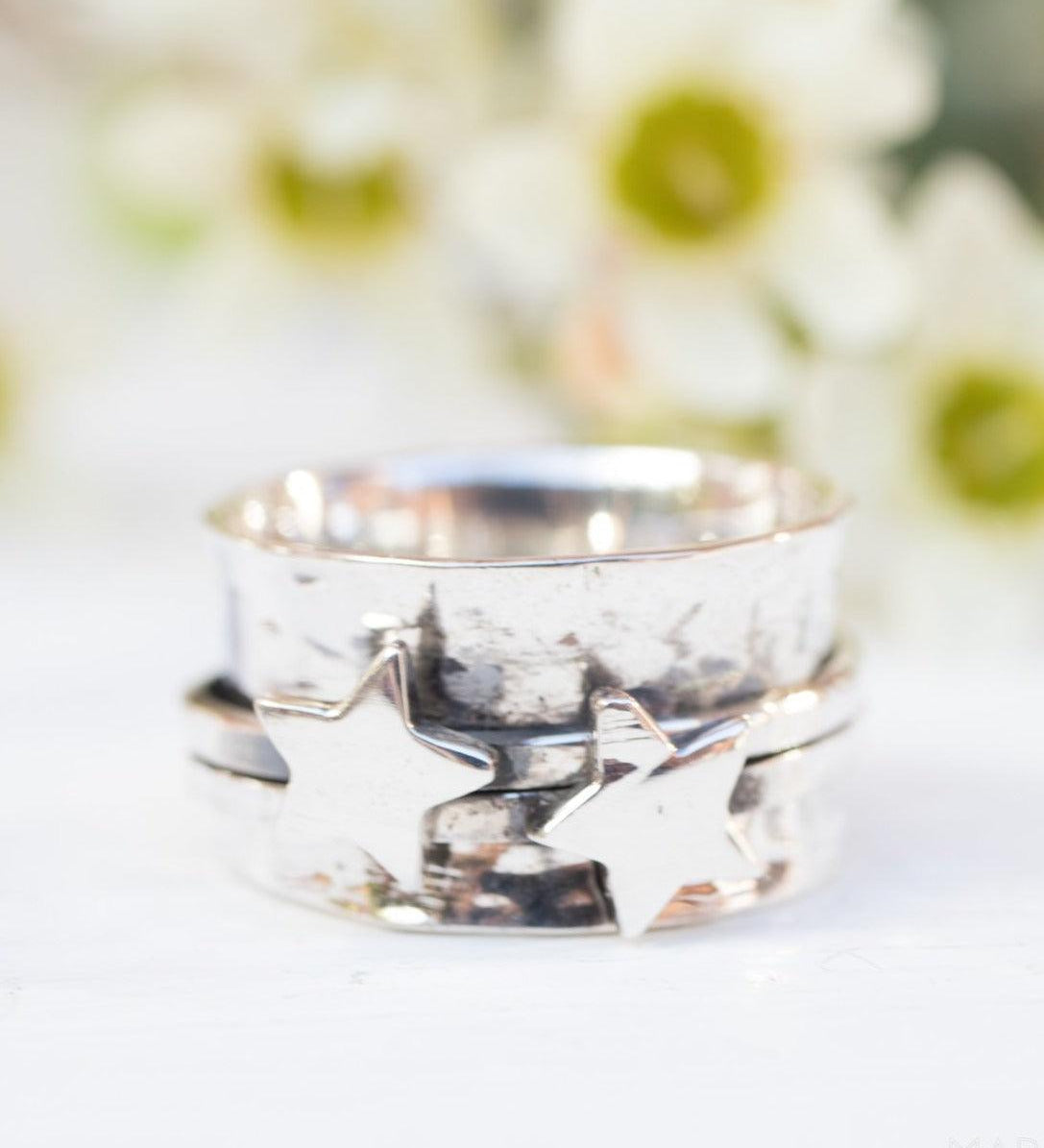 Spinner Ring ~Sterling Silver 925 ~ MS007 - Maresia Jewelry