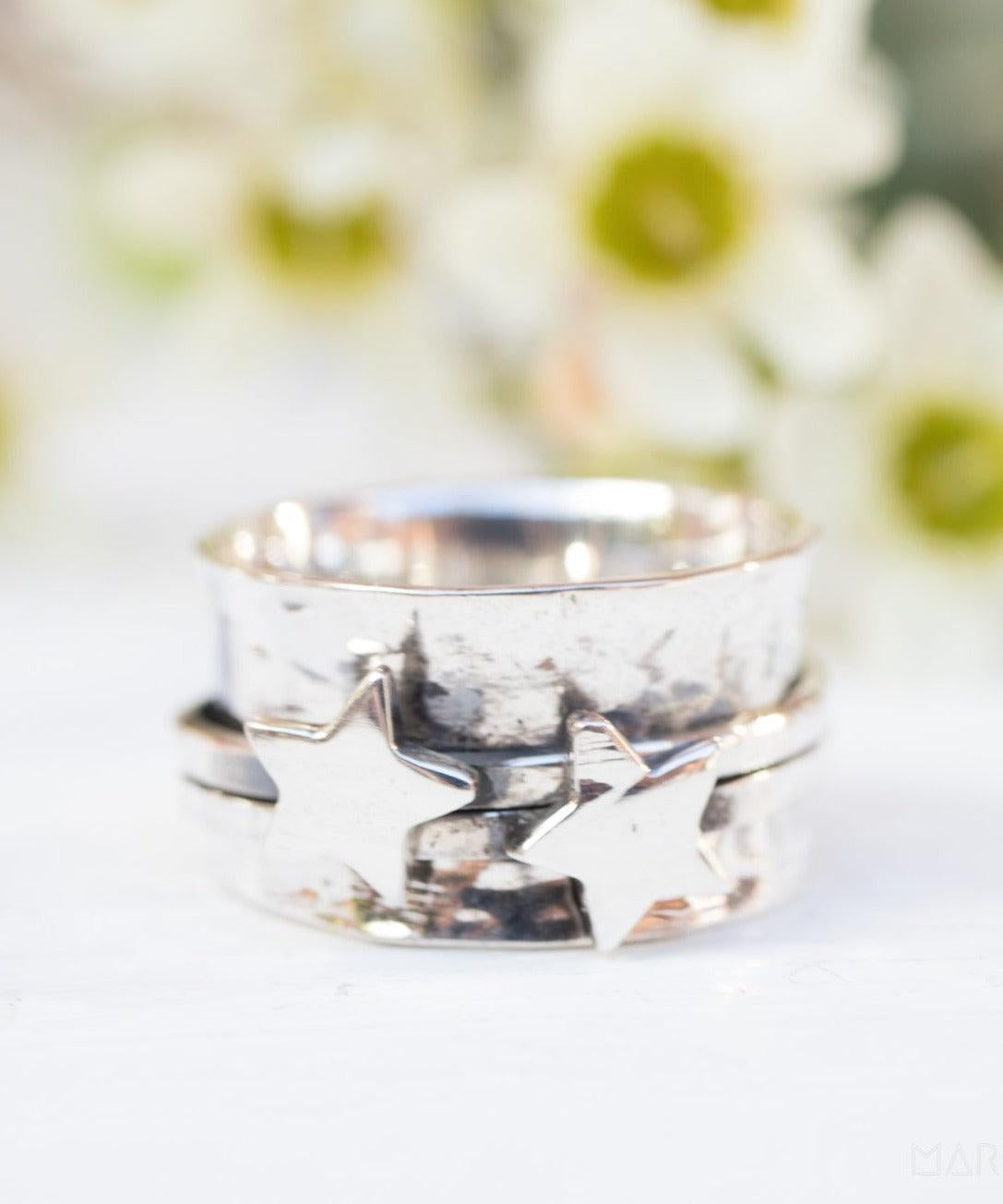 Spinner Ring ~Sterling Silver 925 ~ MS007 - Maresia Jewelry