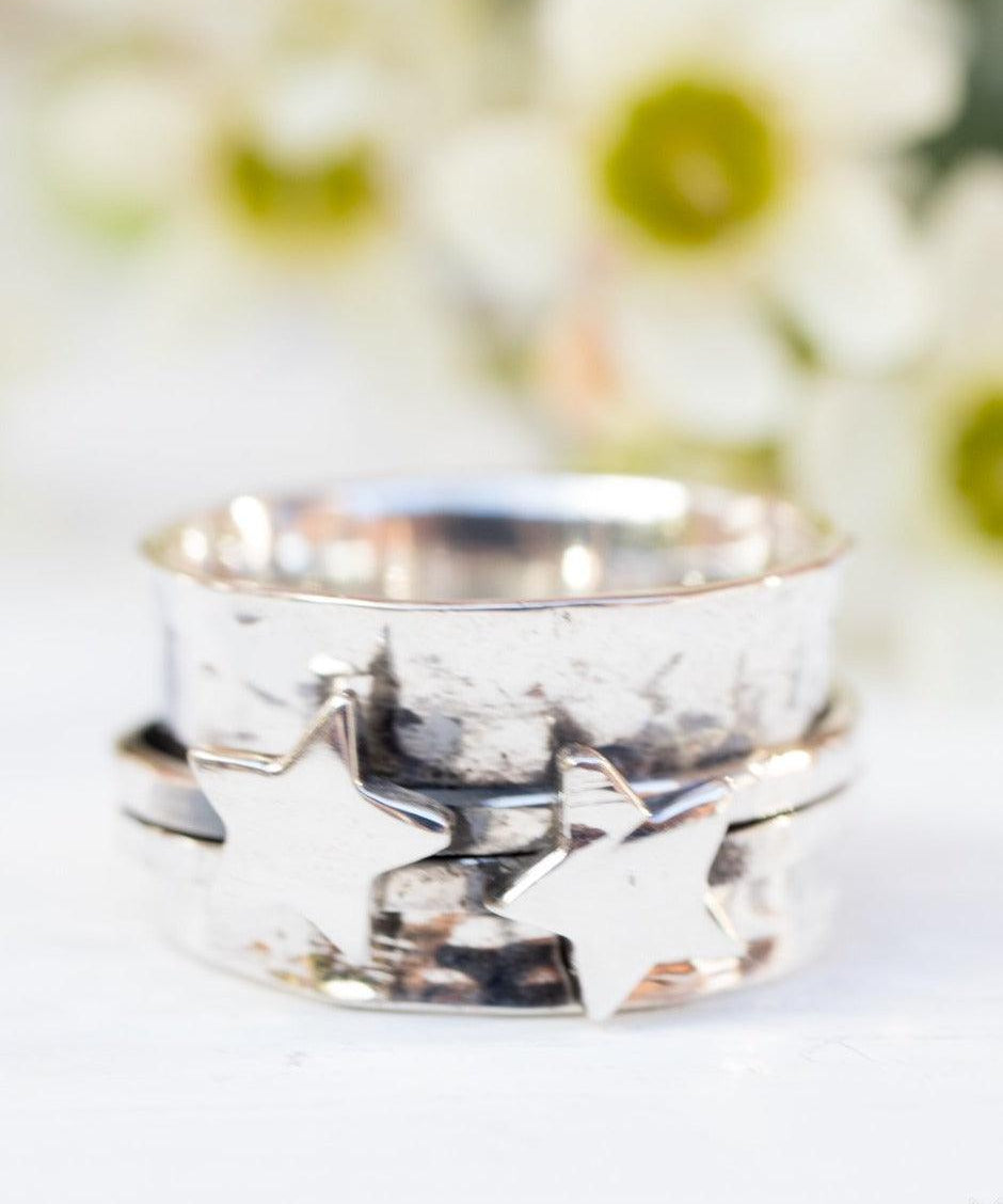 Spinner Ring ~Sterling Silver 925 ~ MS007 - Maresia Jewelry