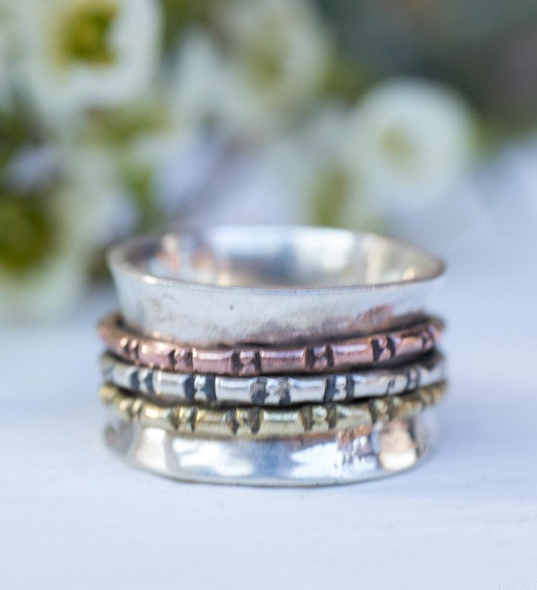 Spinner Ring ~Sterling Silver 925 ~MS008 - Maresia Jewelry