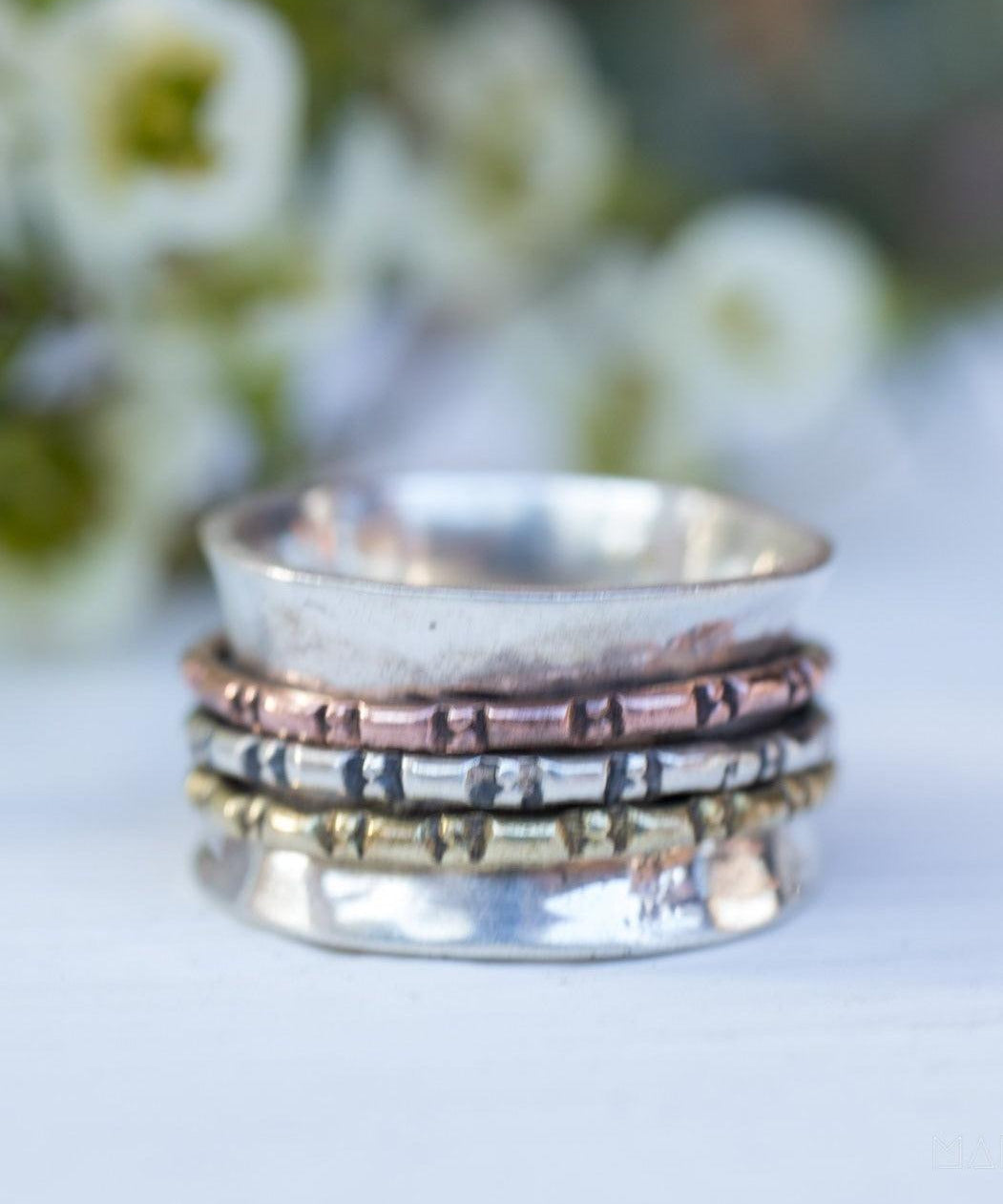 Spinner Ring ~Sterling Silver 925 ~MS008 - Maresia Jewelry