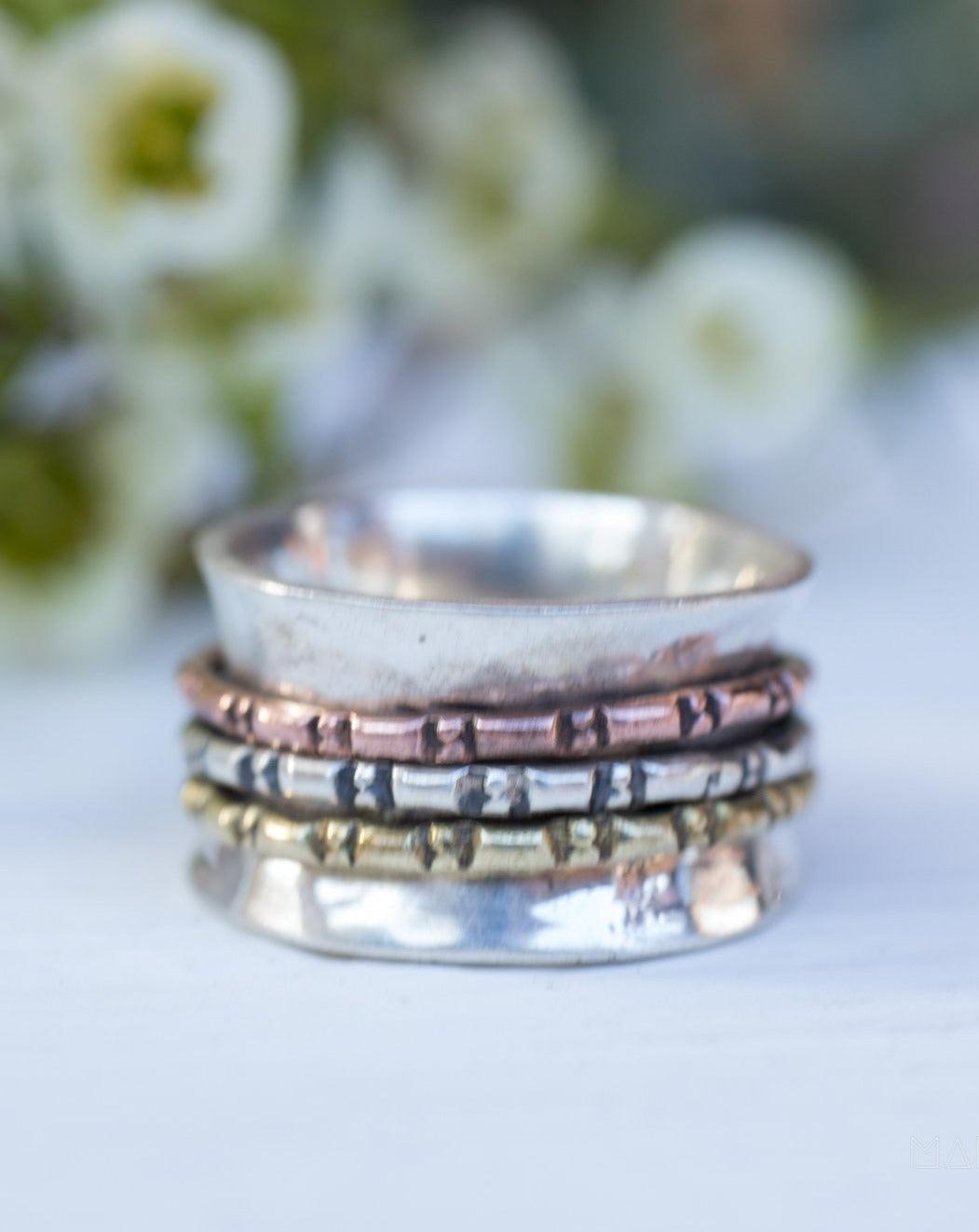 Spinner Ring ~Sterling Silver 925 ~MS008 - Maresia Jewelry