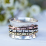 Spinner Ring ~Sterling Silver 925 ~MS008 - Maresia Jewelry