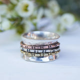 Spinner Ring ~Sterling Silver 925 ~MS008 - Maresia Jewelry