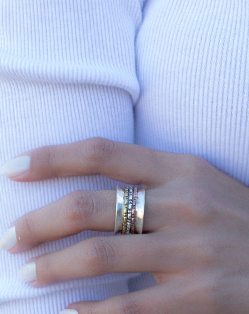 Spinner Ring ~Sterling Silver 925 ~MS008 - Maresia Jewelry