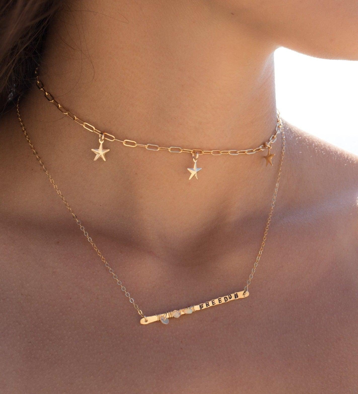 Star Choker ~ 14k Gold Filled - Maresia Jewelry