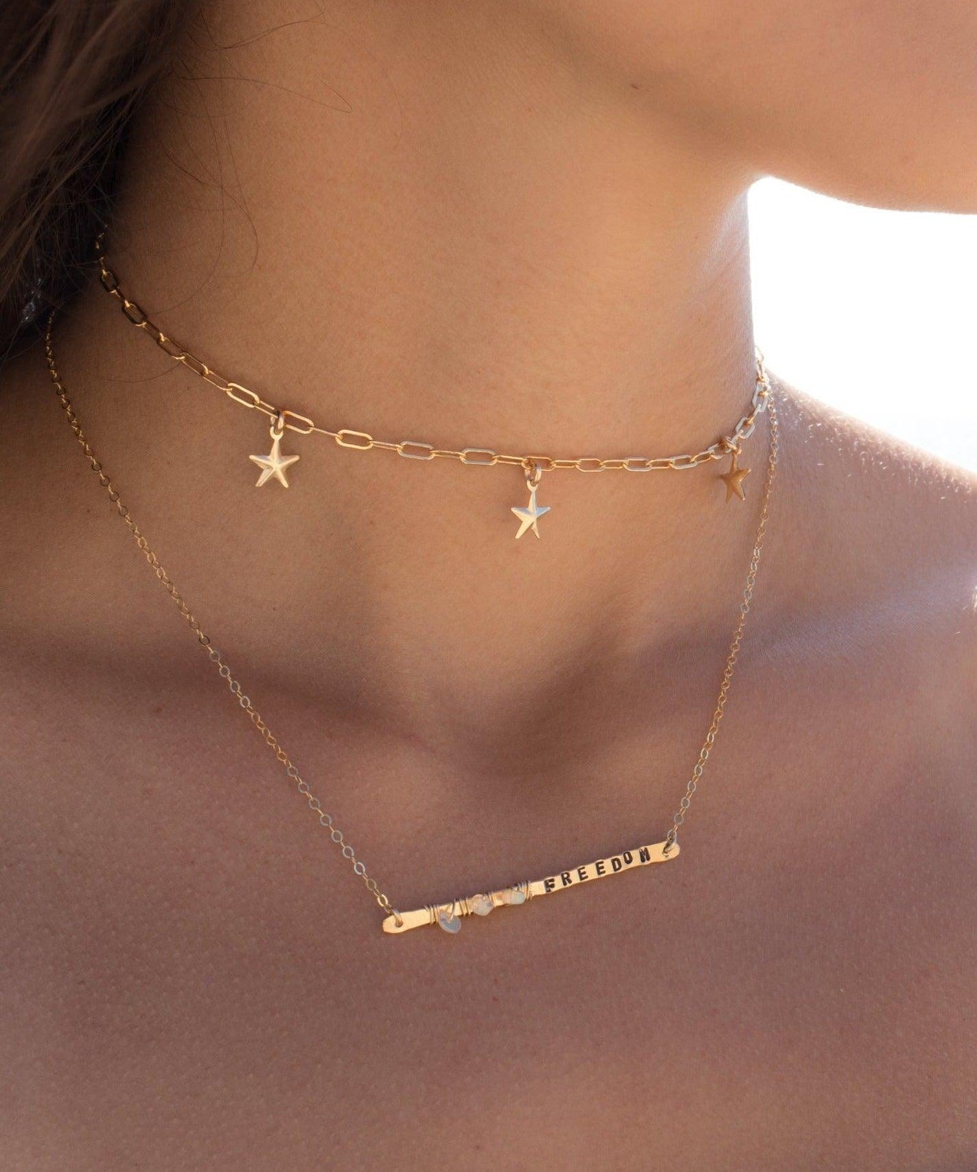 Star Choker ~ 14k Gold Filled - Maresia Jewelry