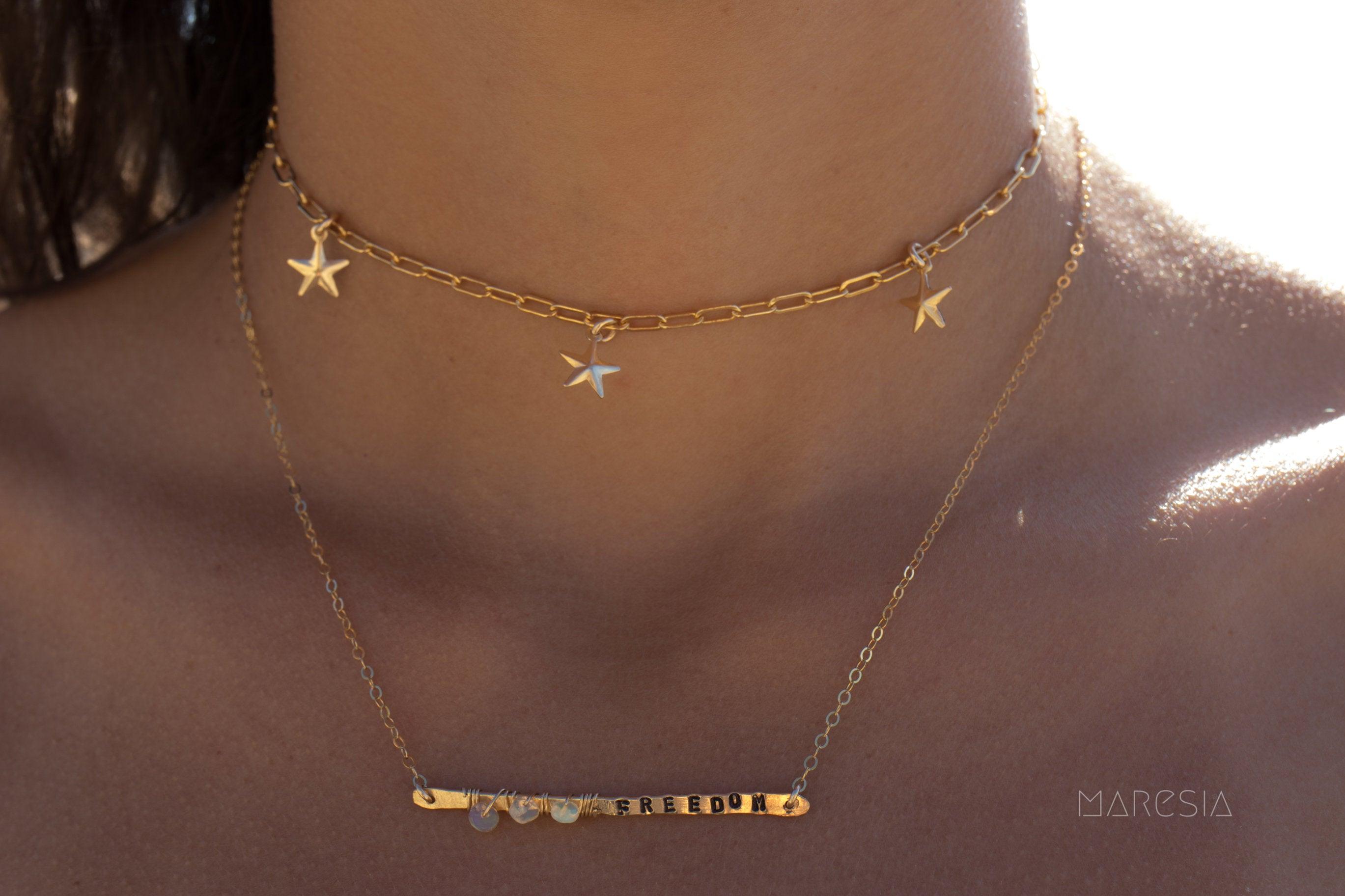 Star Choker ~ 14k Gold Filled - Maresia Jewelry