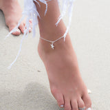 Star Fish Anklet Bracelet ~ Sterling Silver 925~ MA003 - Maresia Jewelry