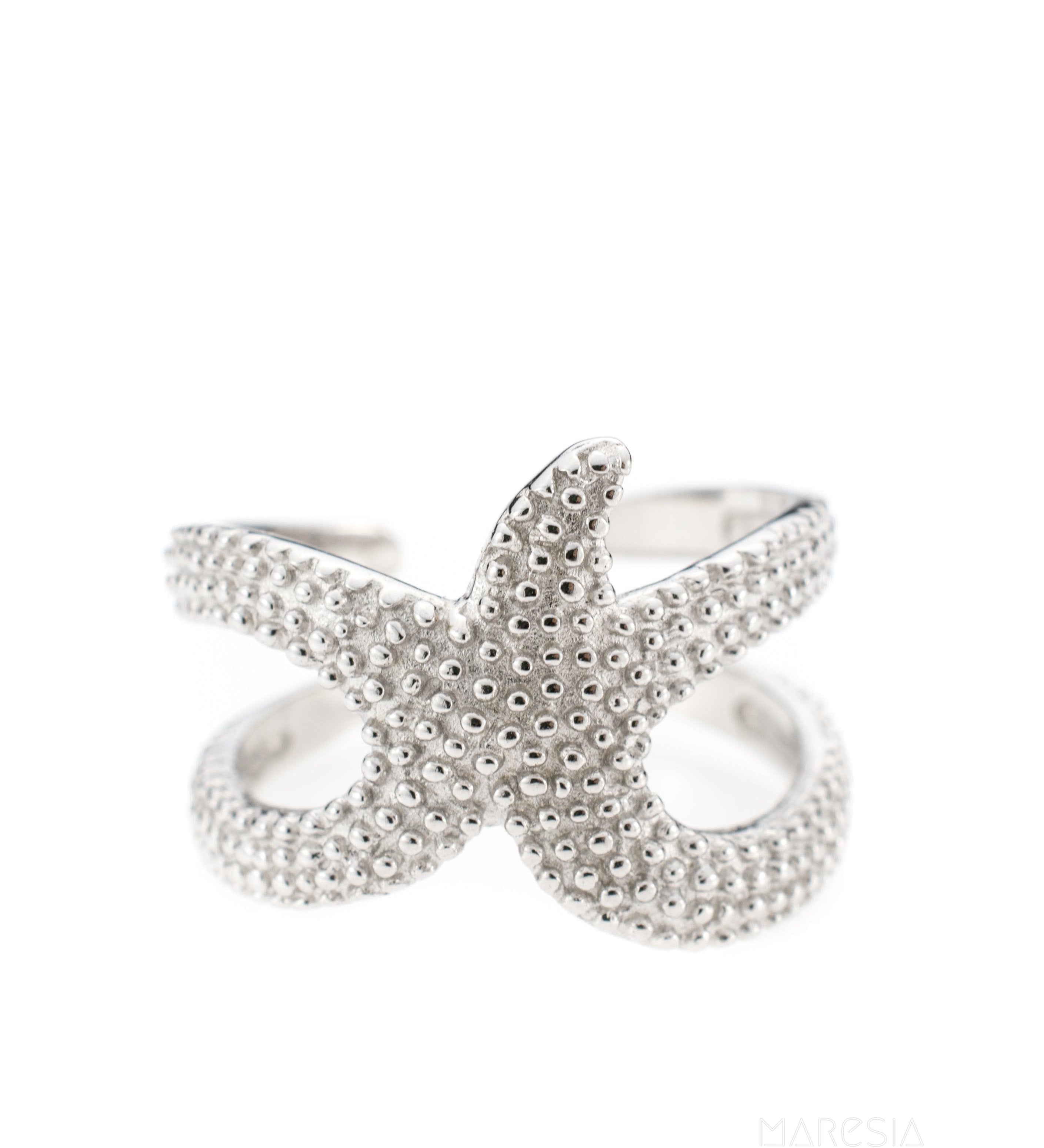 Star Fish Ring~ Sterling Silver 925~ SMR027 - Maresia Jewelry