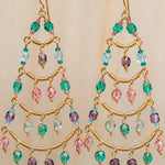 Stephanie Chandelier Earrings ~Gold Plated ~ SME037 - Maresia Jewelry