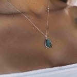 Suy Gemstone Necklace ~ Labradorite ~ Sterling Silver 925 ~MN012 - Maresia Jewelry