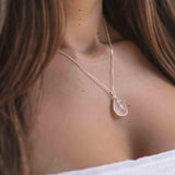 Suy Gemstone Necklace ~ Rose Quartz ~ Sterling Silver 925 ~MN012 - Maresia Jewelry
