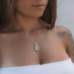 Suy Gemstone Necklace ~ Rose Quartz ~ Sterling Silver 925 ~MN012 - Maresia Jewelry