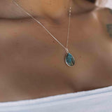 Suy Gemstone Necklace ~ Rose Quartz ~ Sterling Silver 925 ~MN012 - Maresia Jewelry