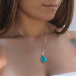 Suy Gemstone Necklace ~ Rose Quartz ~ Sterling Silver 925 ~MN012 - Maresia Jewelry