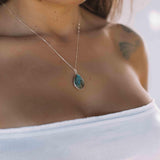 Suy Gemstone Necklace ~ Turquoise ~ Sterling Silver 925 ~MN012 - Maresia Jewelry