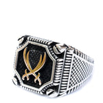 Swords Men's Ring ~ Sterling Silver 925 ~ - Maresia Jewelry