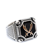 Swords Men's Ring ~ Sterling Silver 925 ~ - Maresia Jewelry