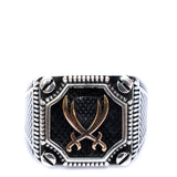 Swords Men's Ring ~ Sterling Silver 925 ~ - Maresia Jewelry