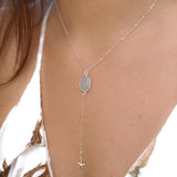 Teal Chalcedony Necklace ~ Sterling Silver 925 - Maresia Jewelry