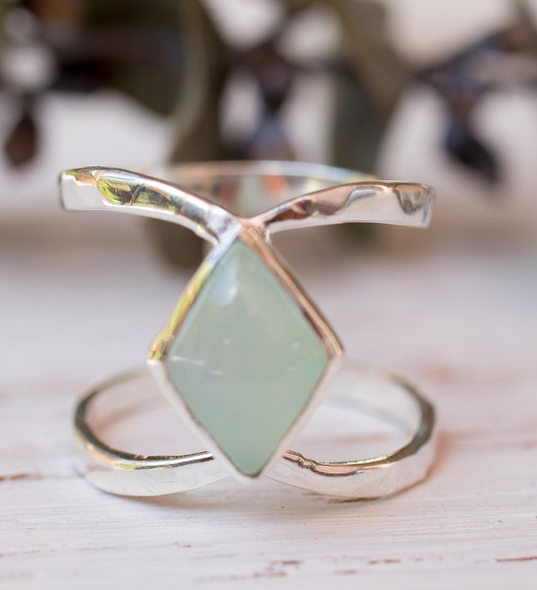 Teal Chalcedony~Sterling Silver 925~MR114A - Maresia Jewelry