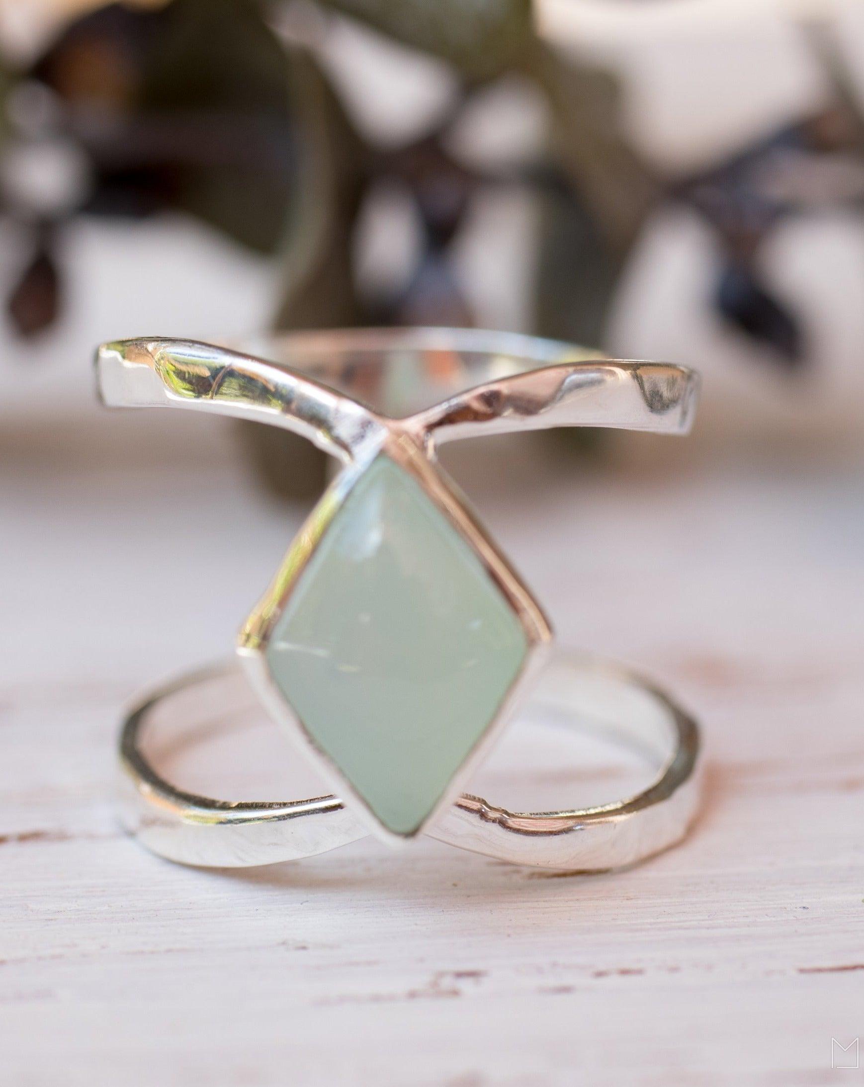 Teal Chalcedony~Sterling Silver 925~MR114A - Maresia Jewelry