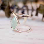 Teal Chalcedony~Sterling Silver 925~MR114A - Maresia Jewelry