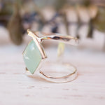 Teal Chalcedony~Sterling Silver 925~MR114A - Maresia Jewelry