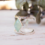 Teal Chalcedony~Sterling Silver 925~MR114A - Maresia Jewelry