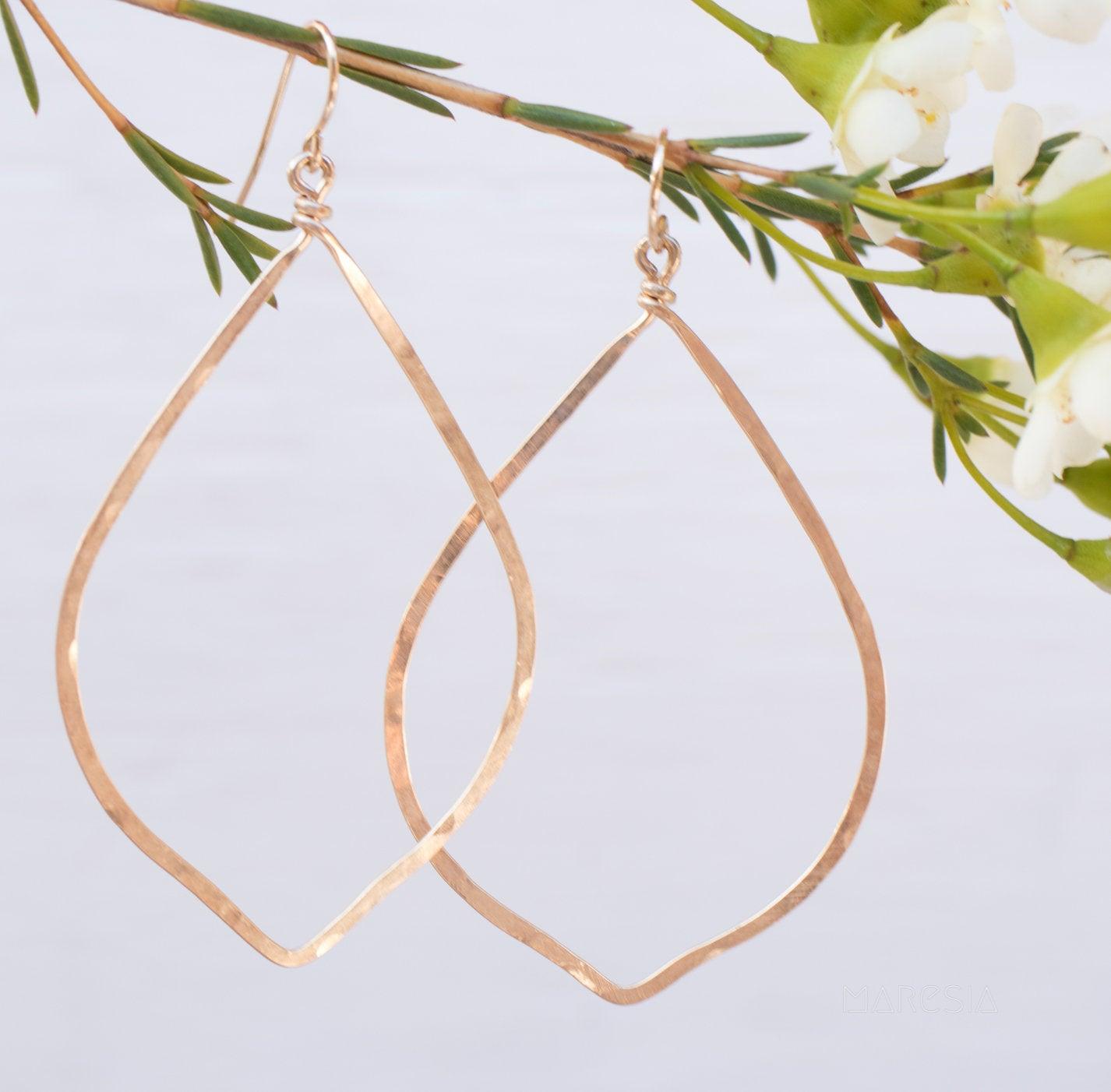 Tear Drop  Earrings ~ Gold Filled~ ME131 - Maresia Jewelry