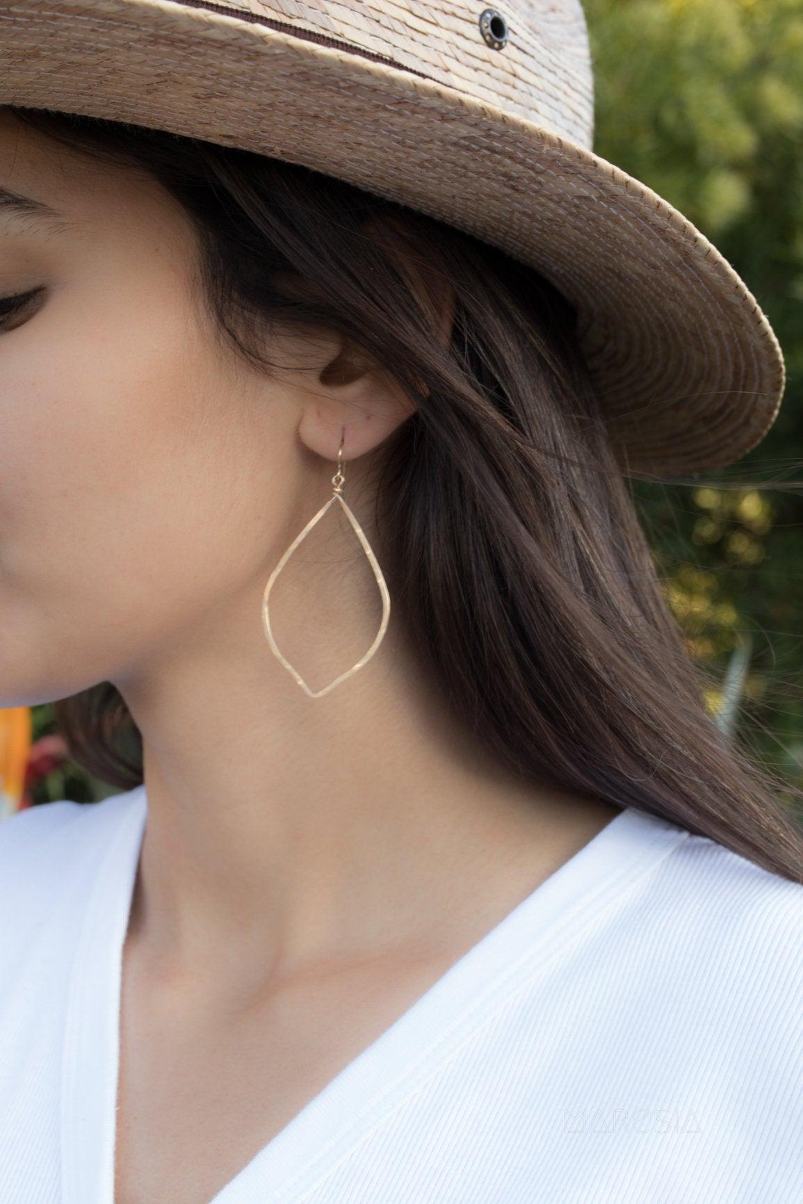 Tear Drop  Earrings ~ Gold Filled~ ME131 - Maresia Jewelry