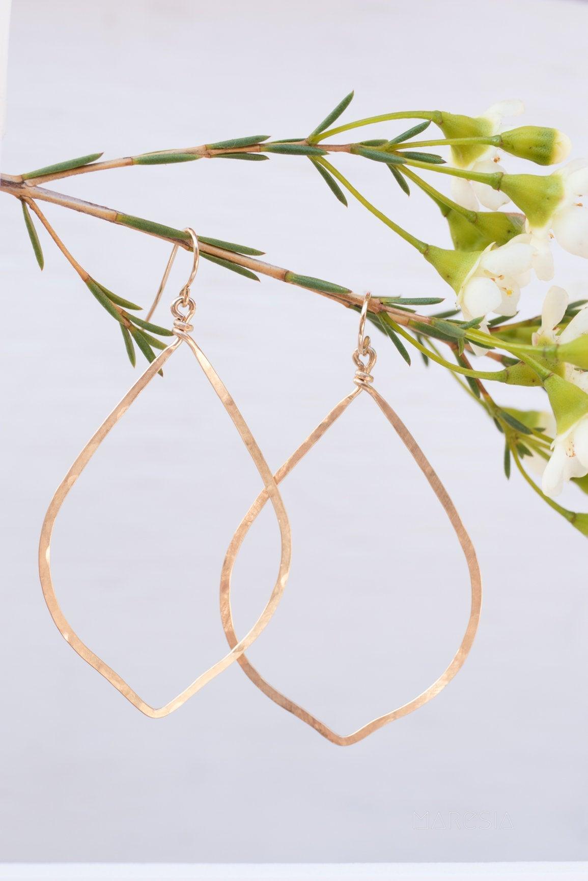 Tear Drop  Earrings ~ Gold Filled~ ME131 - Maresia Jewelry