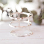 Textured Ring ~ Sterling Silver 925 ~MR145A - Maresia Jewelry