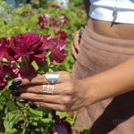 Textured Ring ~ Sterling Silver 925 ~MR145A - Maresia Jewelry