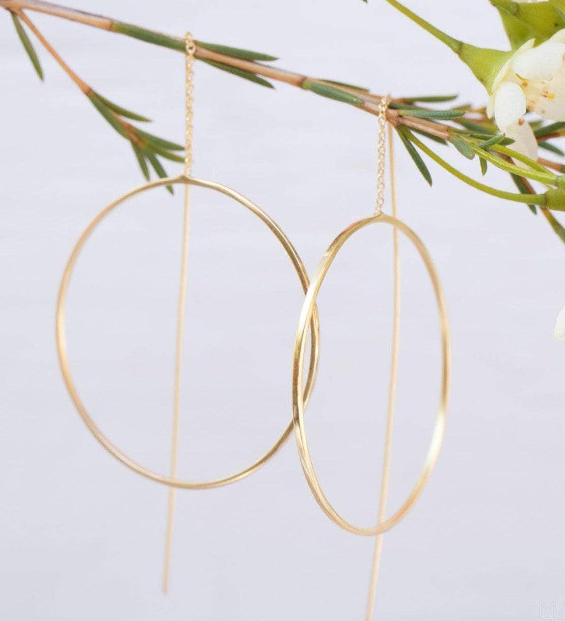 Threader Earrings ~ 18k Gold Plated Earrings ~ ME130 - Maresia Jewelry