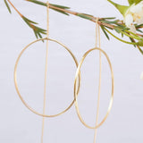 Threader Earrings ~ 18k Gold Plated Earrings ~ ME130 - Maresia Jewelry
